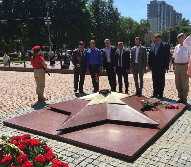 В Большом Подольске прошли мероприятия, посвященные Дню памяти и скорби