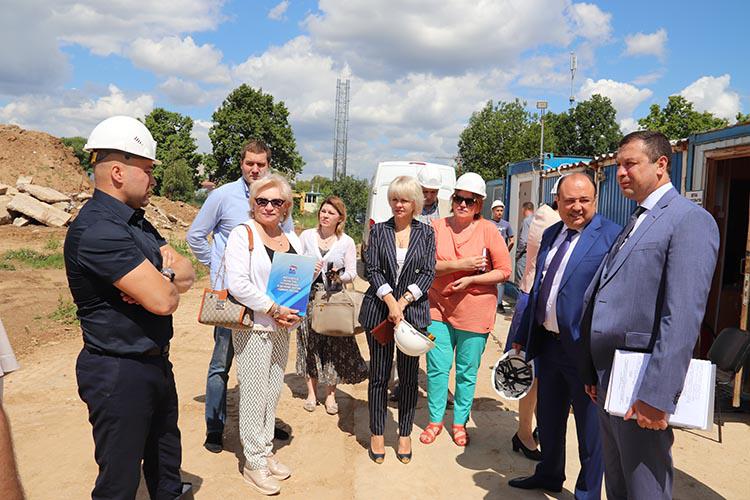 Расширенное совещание по строительству новой школы в мкр Климовск